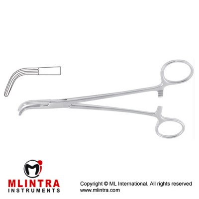 Lahey Dissecting and Ligature Forcep Curved Stainless Steel, 18.5 cm - 7 1/4"